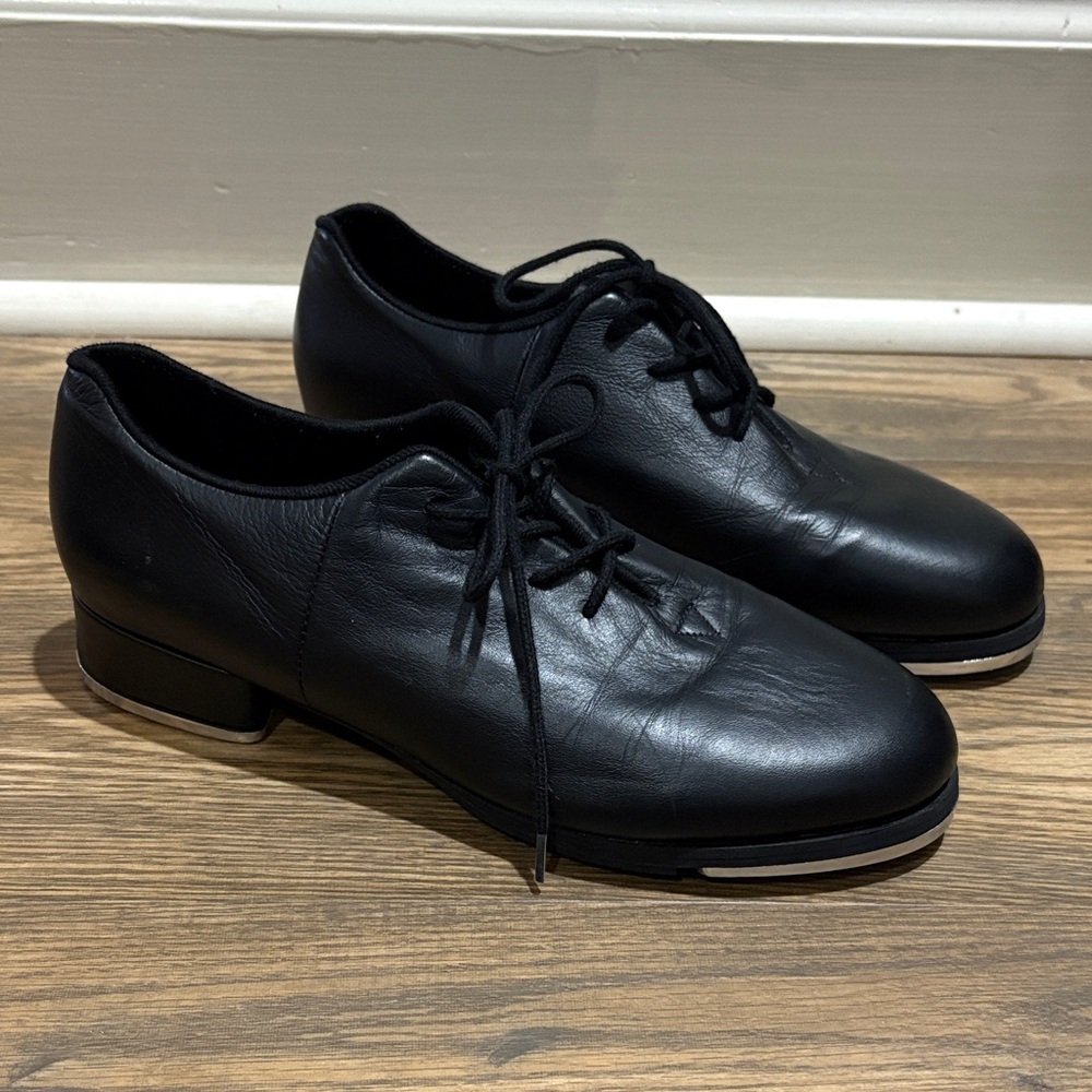 Bloch Black Womens Tie up Tap Shoes, 10M - Excellent used condition